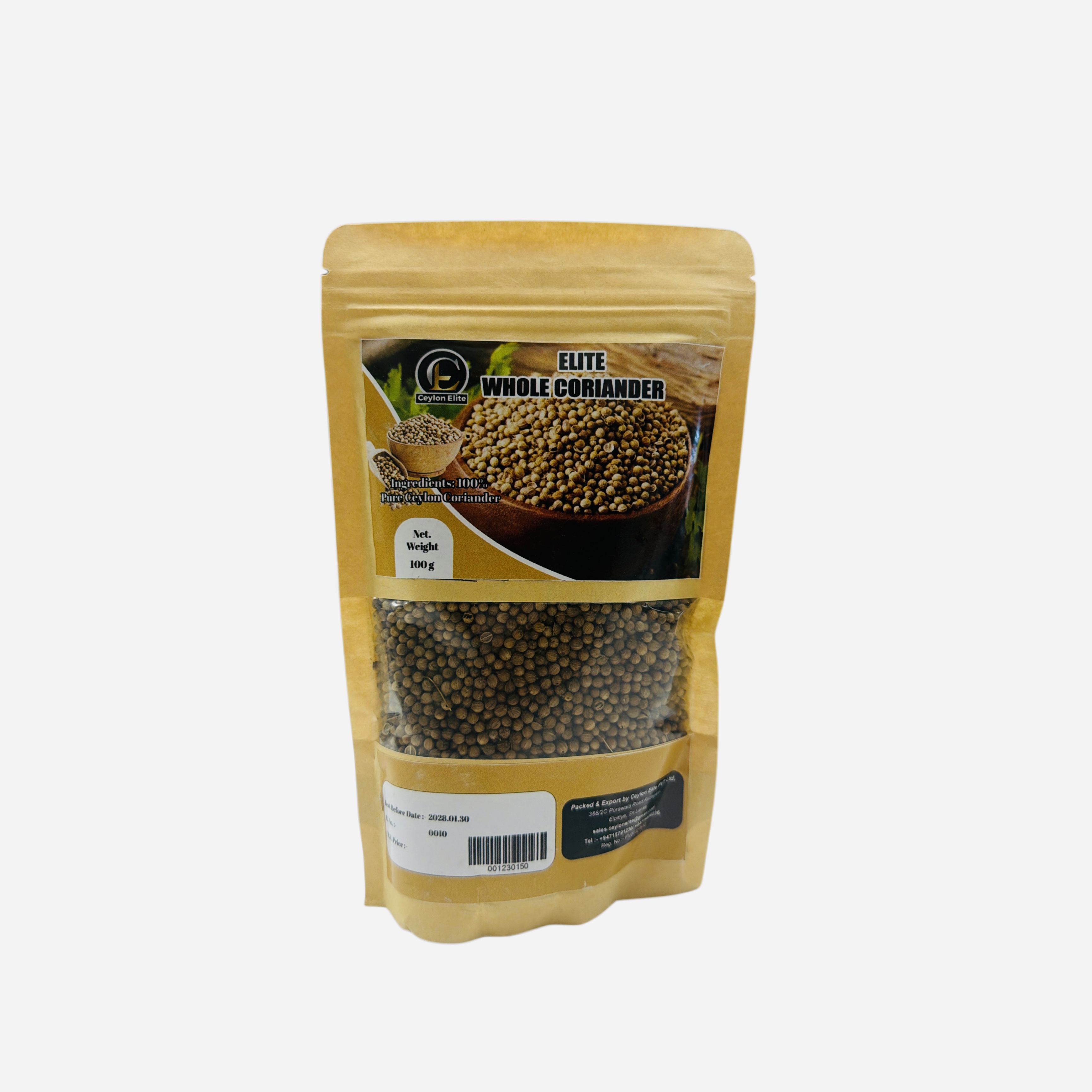 Elite Whole Coriander 100g