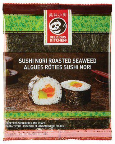 Delicious Kitchen Sushi Nori Roasted Seaweed Sheets 28 G