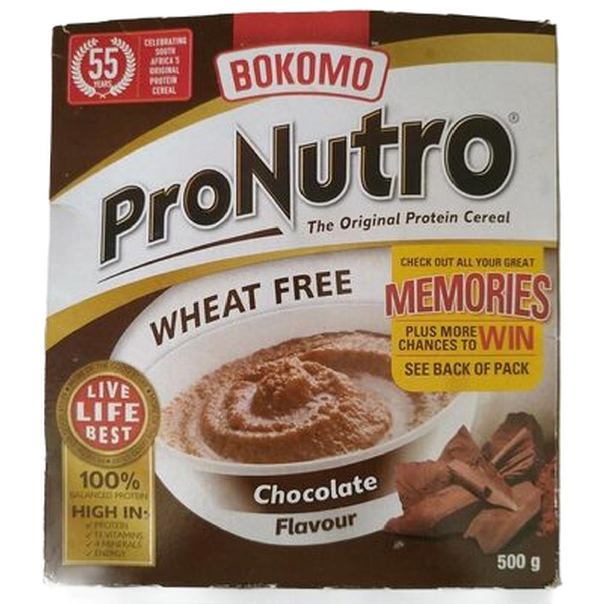 Bokomo Pronutro Wheat Free Chocolate 500g