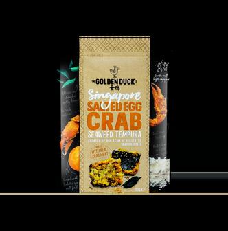 The Golden Duck Singapore Salted Egg Crab Seaweed Tempura 102g