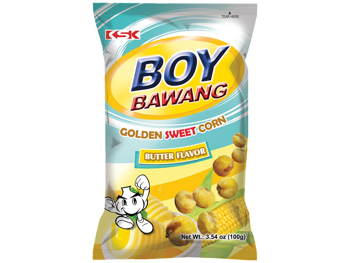 Boy Bawang Golden Sweet Corn in Butter Flavor in 100g