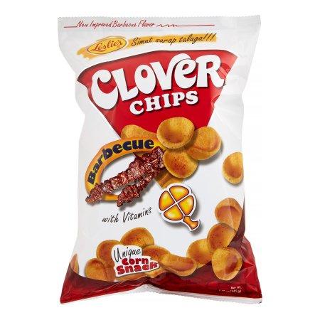 Leslie's Clover Chips Barbecue 145g per Bag 145g
