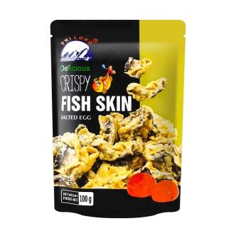FEILONG  Fried Salmon Fish Skin Salted Egg 100g