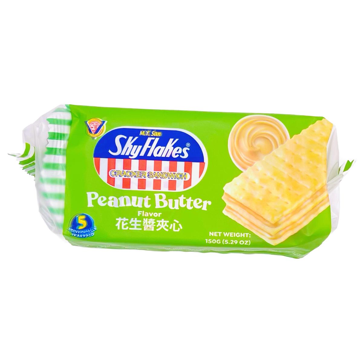 M.Y. San Skyflakes Cracker Sandwich Peanut Butter - 150g