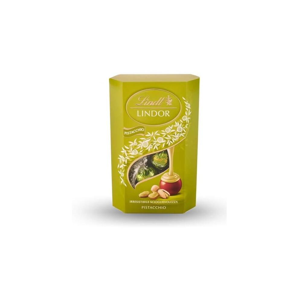 Lindt Lindor Pistacchio Milk Chocolate Pralines Filled with Pistachio Cream 200g