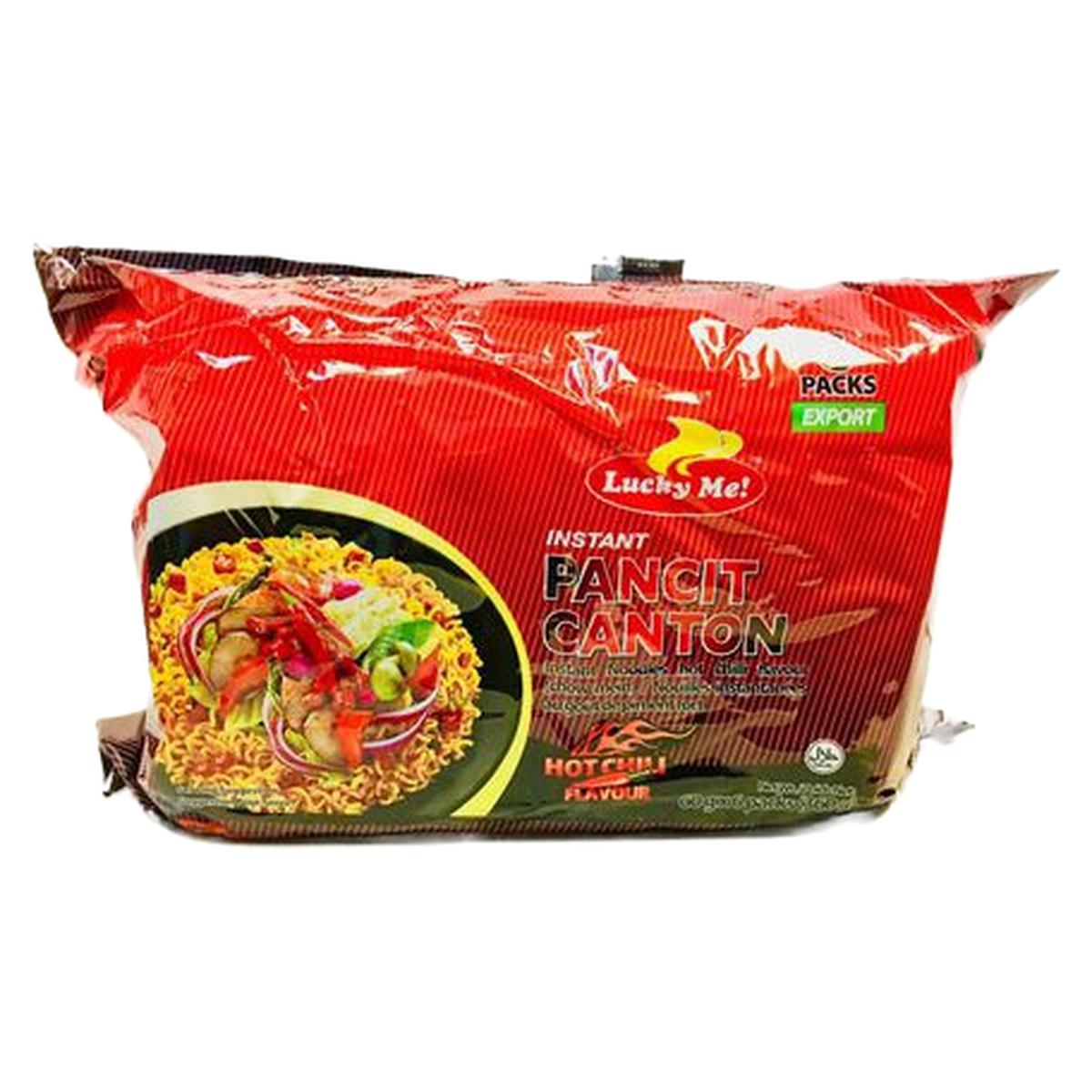 Lucky Me! Instant Pancit Canton Hot Chili Flavour Multipack 6 X 60g